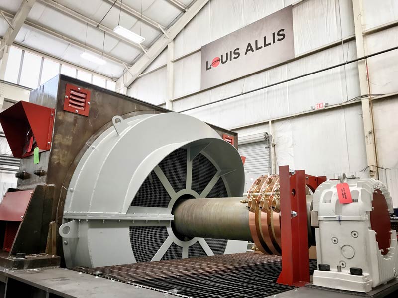Refurbished wound rotor motor