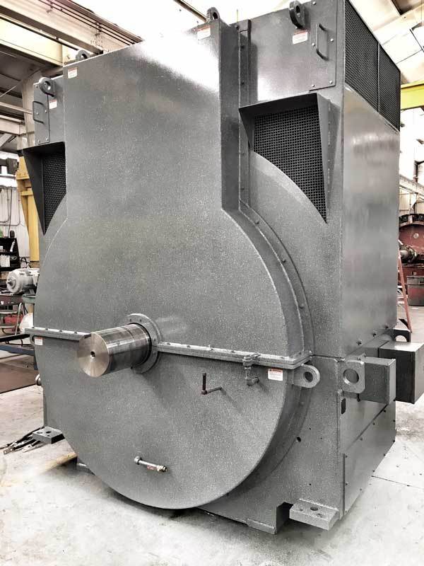 Paper mill motor final assembly