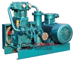 ZW-0.8/16-24 Oil-Free Air Compressors Reciprocating Double Row Stationary Motor